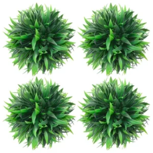 Dirbtiniai buksmedžio kamuoliukai 4 vnt.